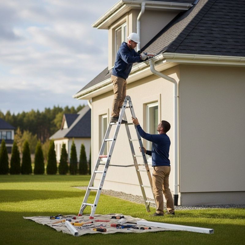 Rain Gutter Repair detail