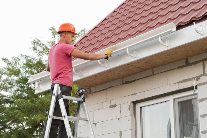 Rain Gutters Installation detail