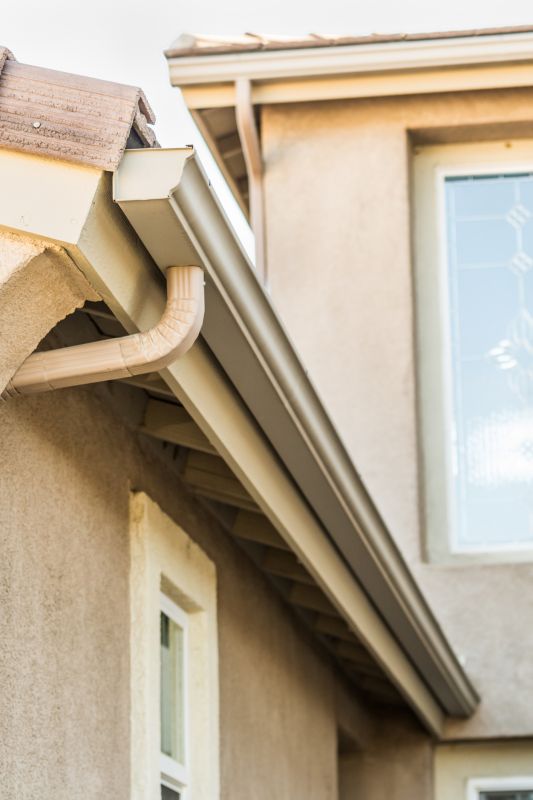 Seamless Gutters Installation detail